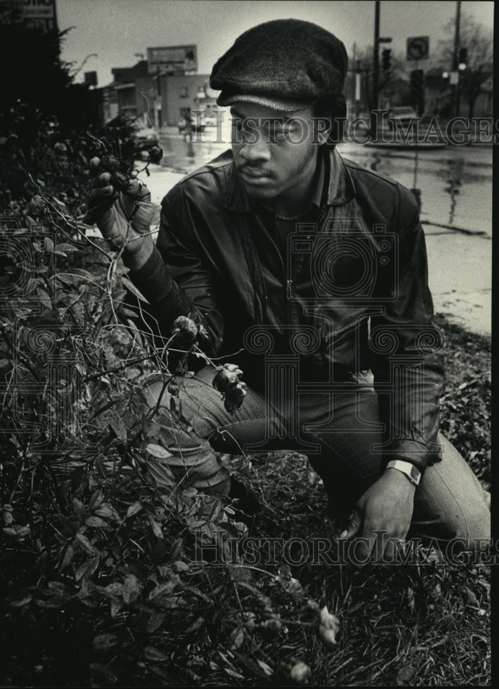 1987 Press Photo Scott Baldwin, brother of the murdered Rodney Baldwin-Historic Images