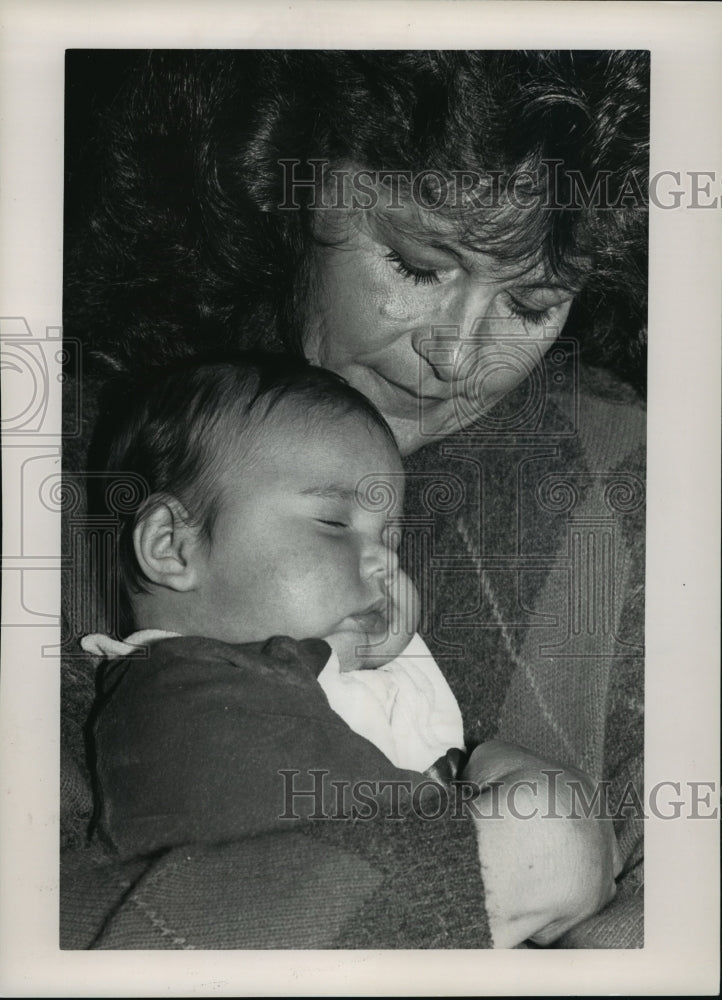 1989 Press Photo Brenda Zamorski and her sons - mja12621 - Historic Images