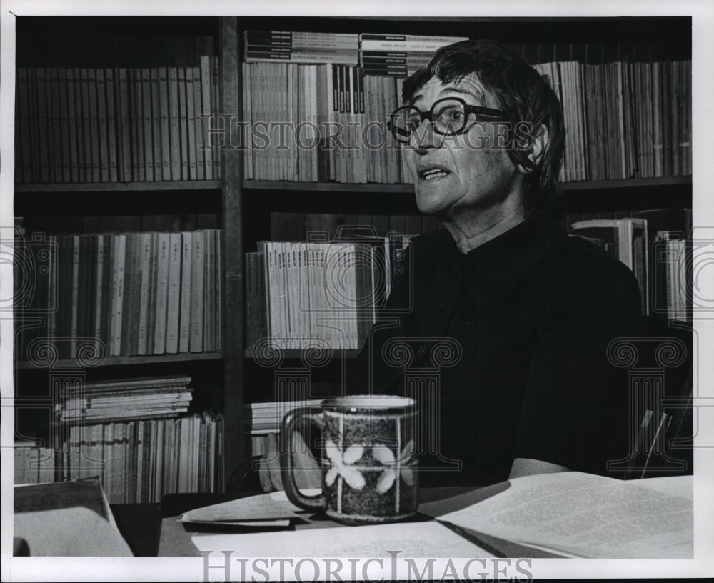 1973 Press Photo Germaine Bree, UWM Humanities - mja12852-Historic Images