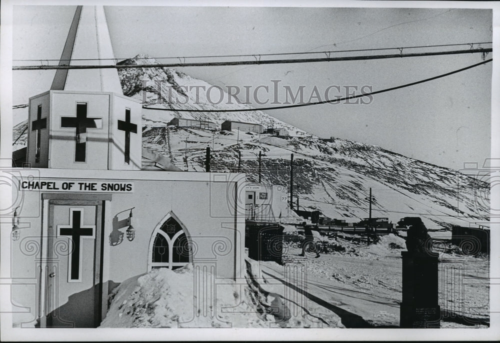 1970 Press Photo This is the Chapel of the Snows,religious center for Antarctica - Historic Images