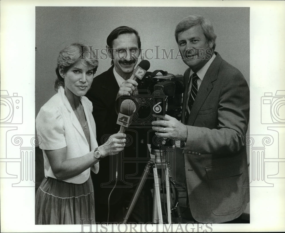 1982 Press Photo Milwaukee television&#39;s Washington Bureau Glen Wilson, Joe Tomko-Historic Images