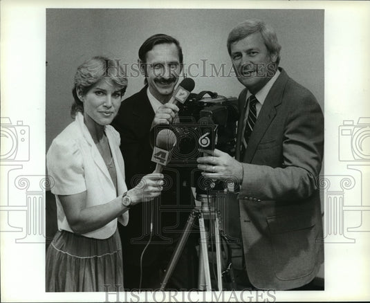 1982 Press Photo Milwaukee television's Washington Bureau Glen Wilson, Joe Tomko-Historic Images