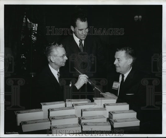 1958 Press Photo Robert B Anderson & John M Nuzum - mja13299 - Historic Images