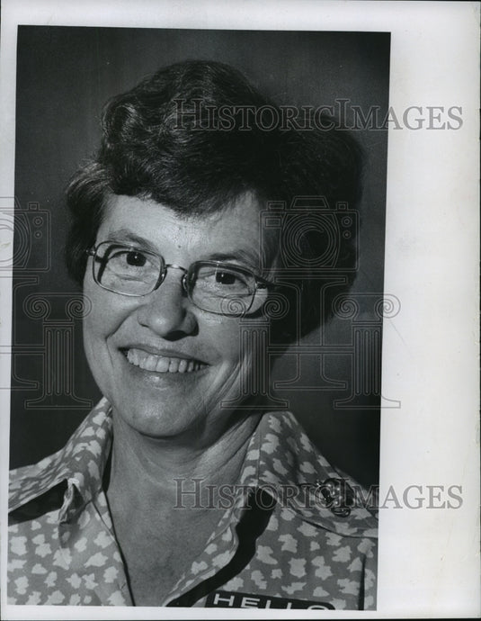 1974 Press Photo Kathryn E Walker, Cornell University professor- Human Ecology - Historic Images