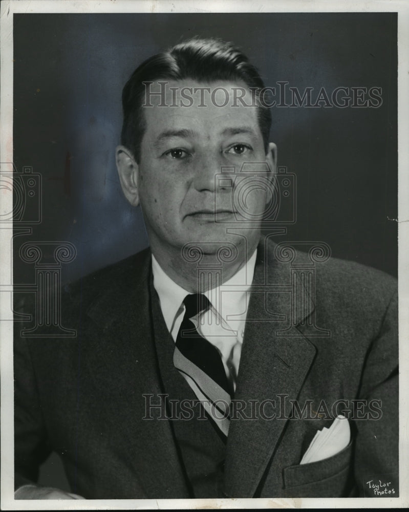 1954 Norman Ott, executive vice president of Pate Oil Co. - Historic Images