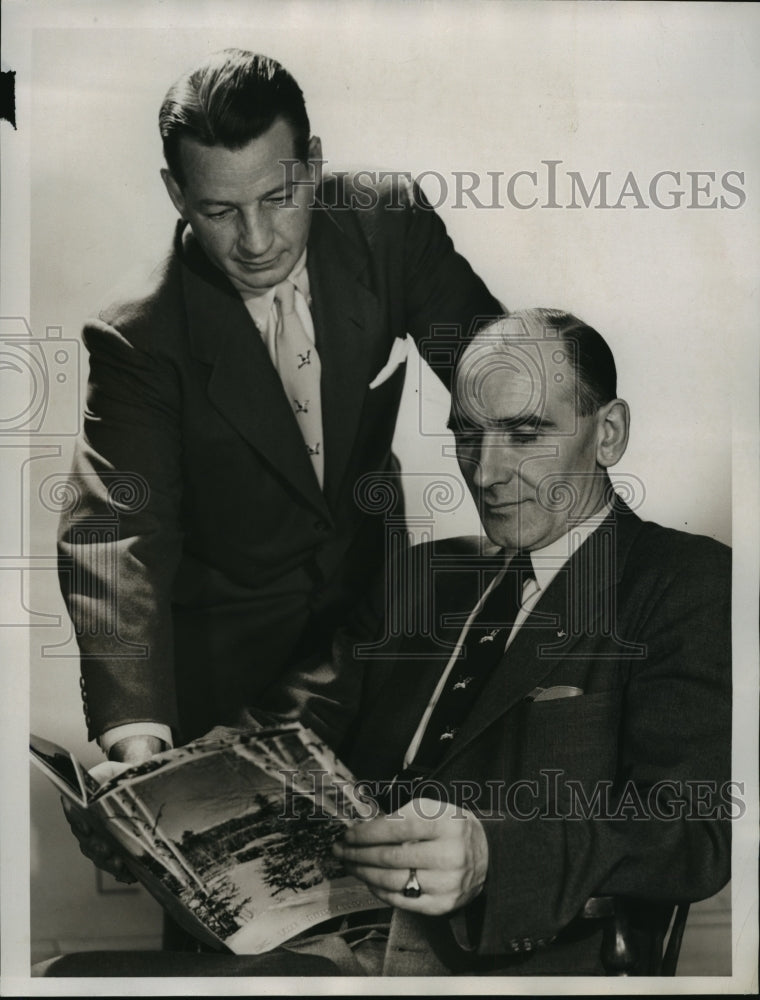 1954 Press Photo Hoffman Ott and Angus Gaven - mja13632 - Historic Images