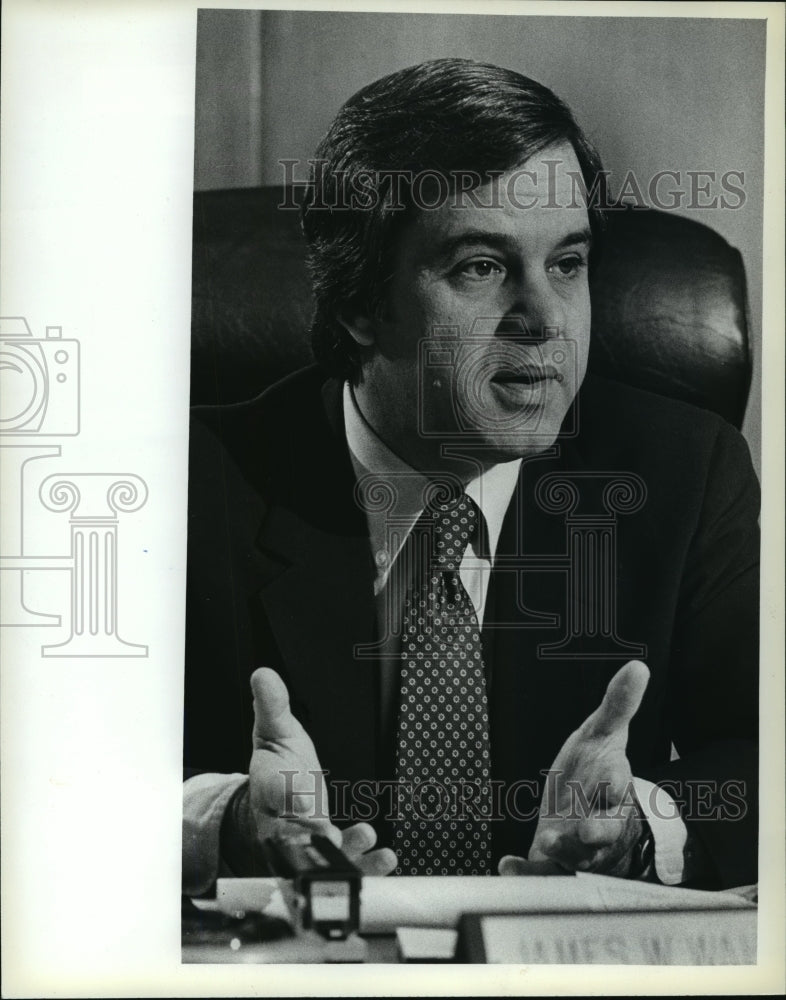 1981 Press Photo James W. Wahner, director of Milw. Co. Institutions - mja13663 - Historic Images