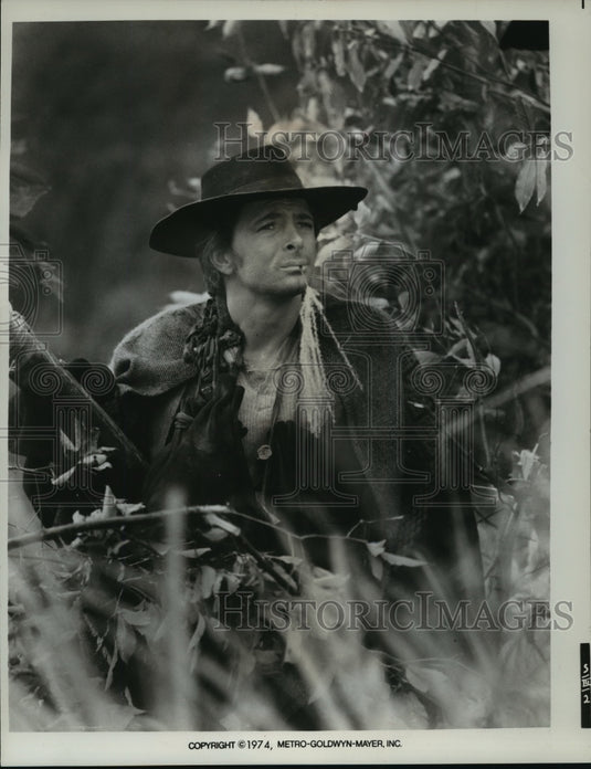 1974 Press Photo The Stranger (Tony Anthony) in MGM's "The Silent Stranger" - Historic Images