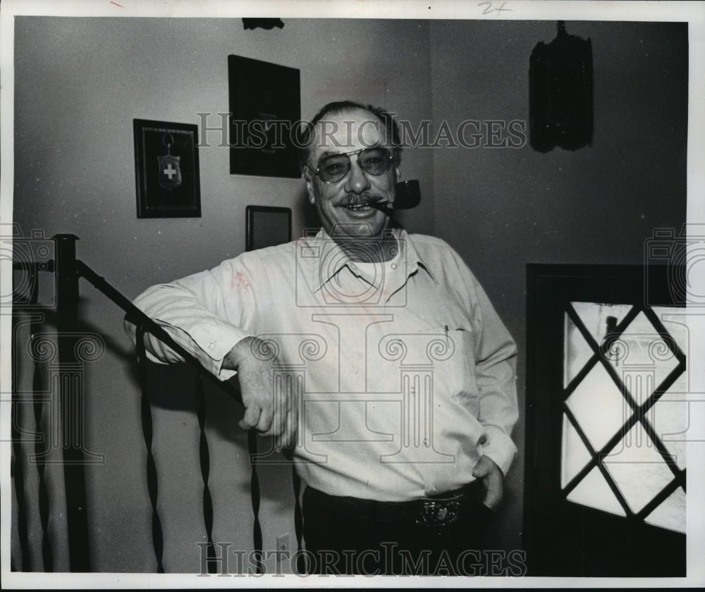 1979 Press Photo Lewis Versnik, who served as chief of the State Patrol-Historic Images