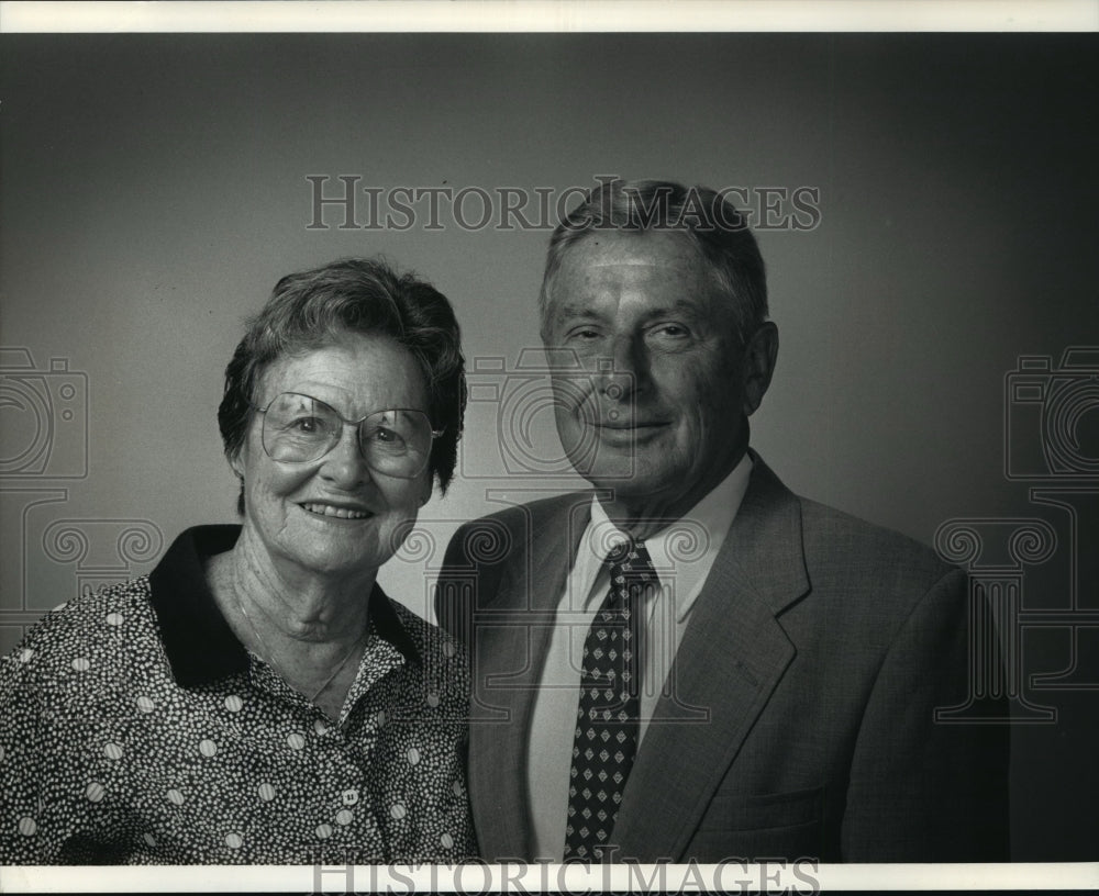 1991 Press Photo Martha and Harold Anscheutz - mja14279 - Historic Images