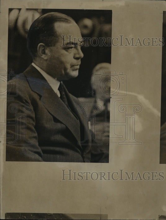 1936 Press Photo Walter Kasten, Pres of First Wisconsin National bank-Historic Images