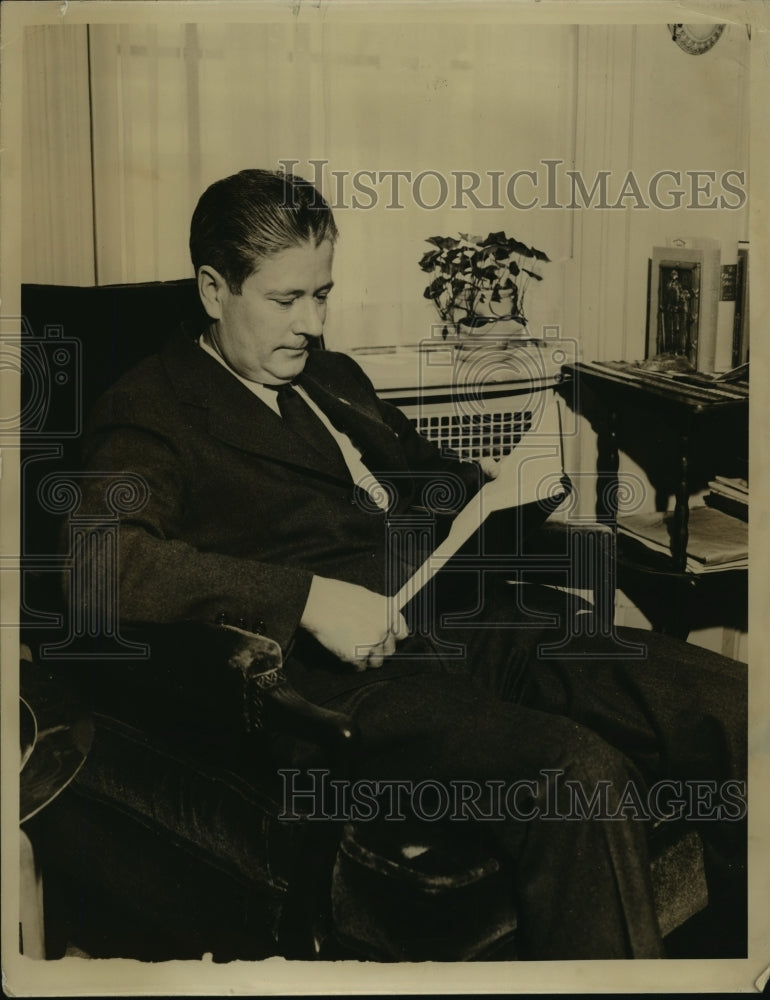 1938 Press Photo Governor Philip La Follette of Wisconsin - mja14585 - Historic Images