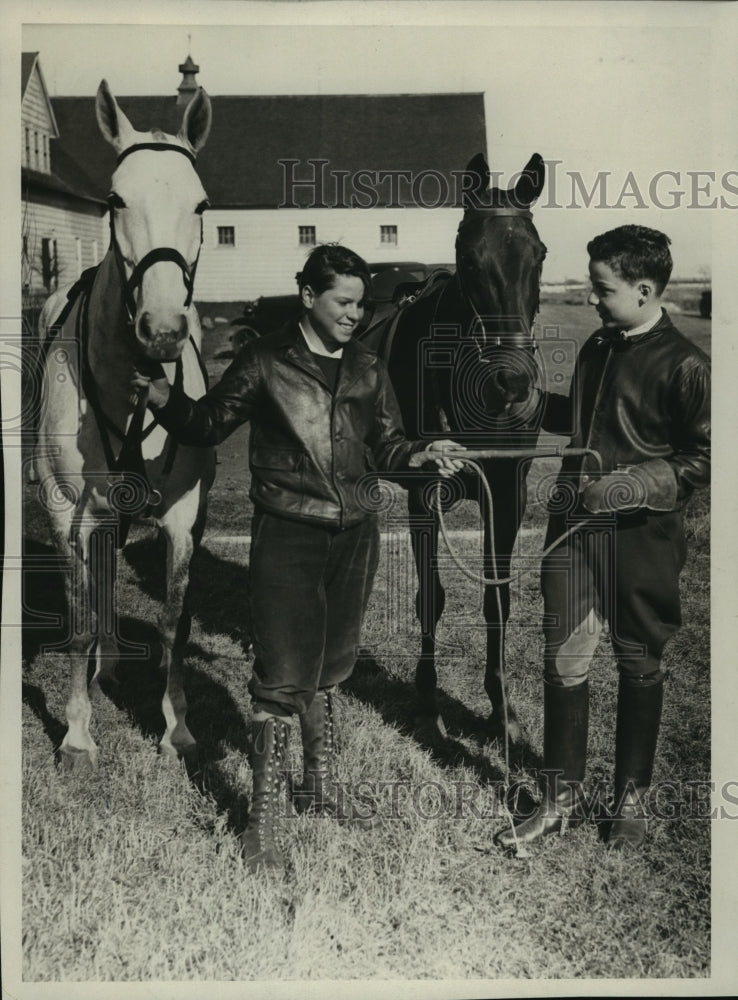 1931 Press Photo James Kieckhefer and Bobby Schlesinger - mja14663-Historic Images