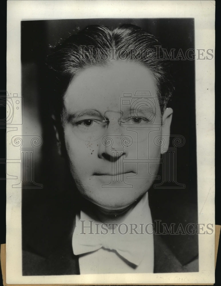 1933 Press Photo Former Gov Phil LaFollette of Wisconsin - mja14700 - Historic Images