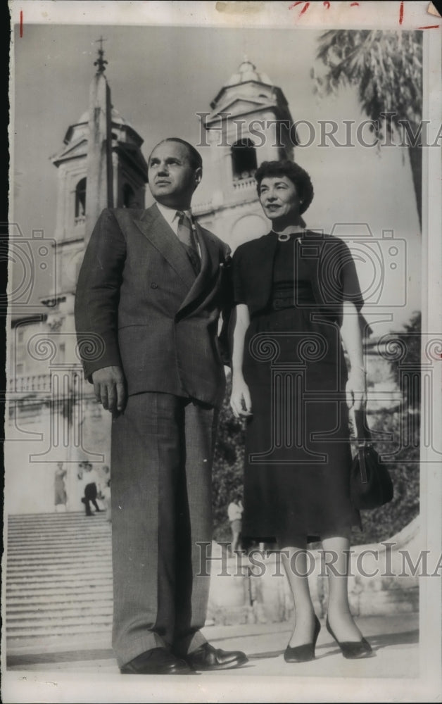 1951 Press Photo Walter Kohler and his wife - mja14776-Historic Images
