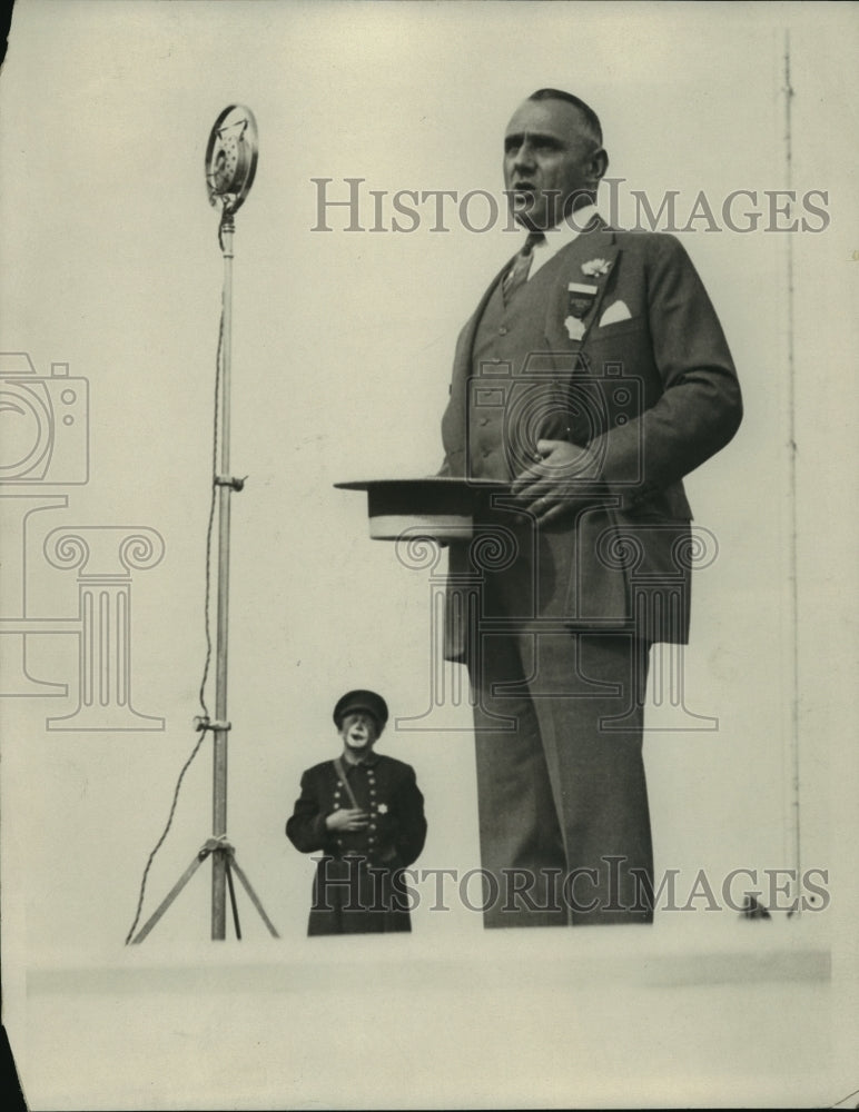 1929 Press Photo Gov Walter J Kohler at the State Farm - mja14791 - Historic Images