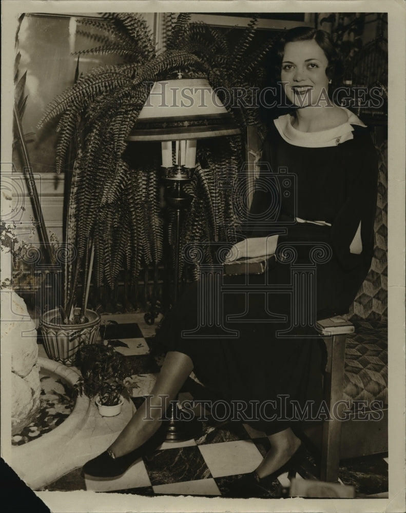 1933 Press Photo Marcella Breidster, now Mrs. Thomas Hurd - Historic Images