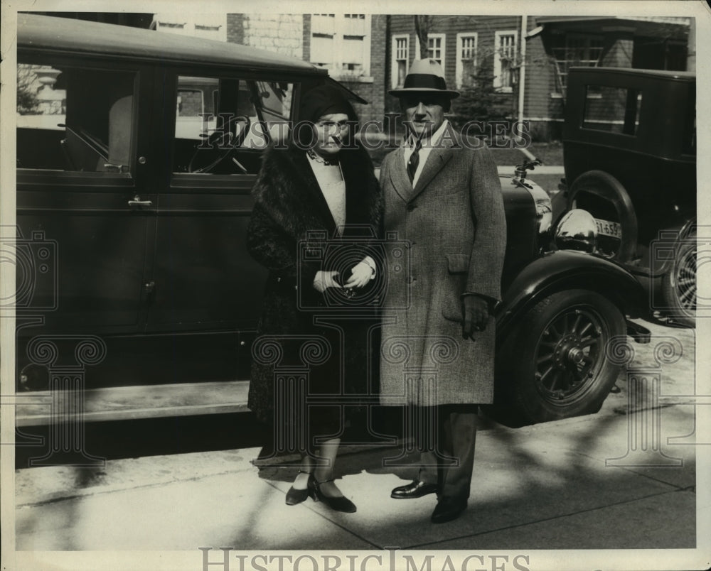 1930 Press Photo Gov. and Mrs. Walter J. Kohler - mja15204-Historic Images