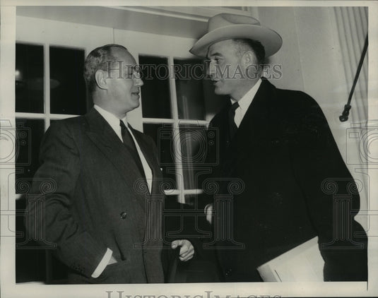 1953 Press Photo Governors Walter J. Kohler Jr. and Dan Thornton - mja15258- Historic Images