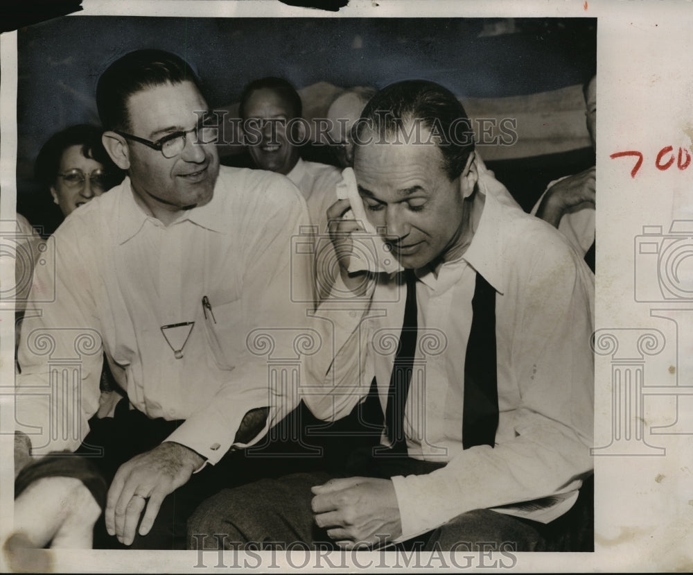 1953 Press Photo Gov. Kohler with companion Don McDowell - mja15768 - Historic Images