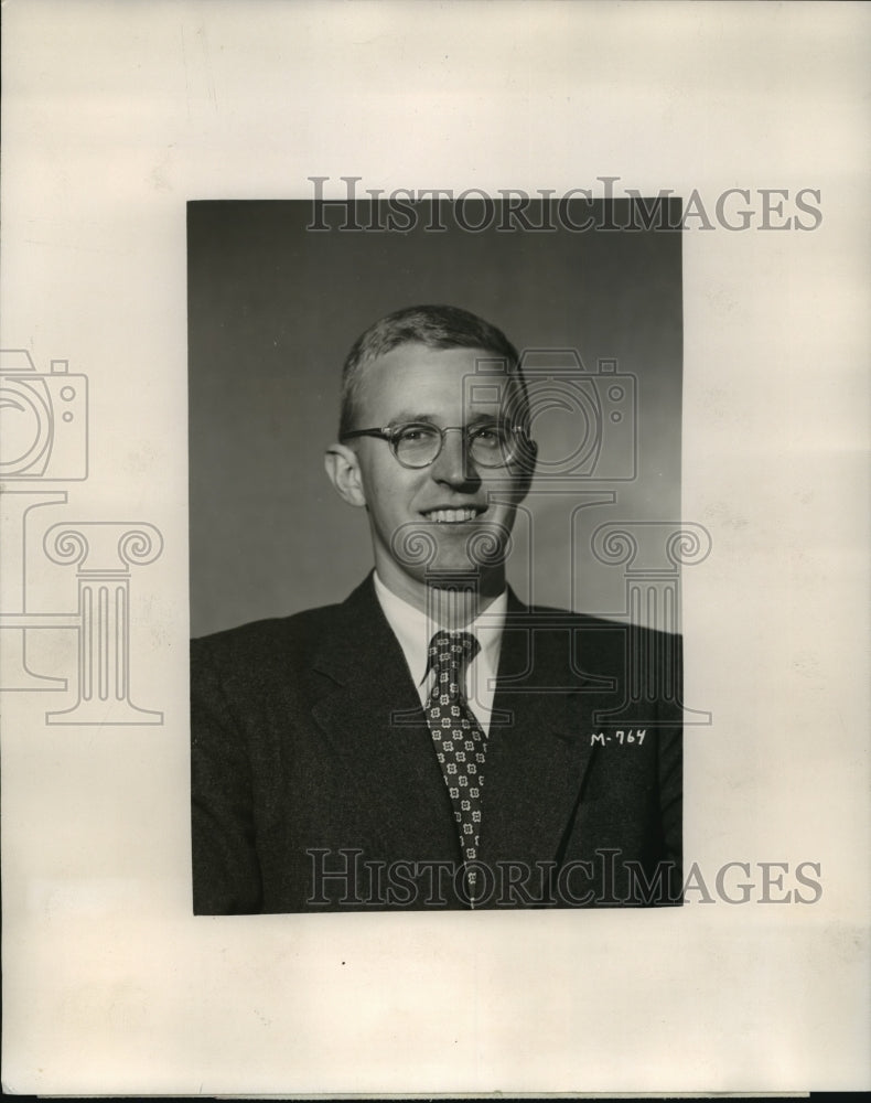 1956 Press Photo Philip G. Brumder, Blakhawk Mfg. Co. 5325 West Rogers Street - Historic Images