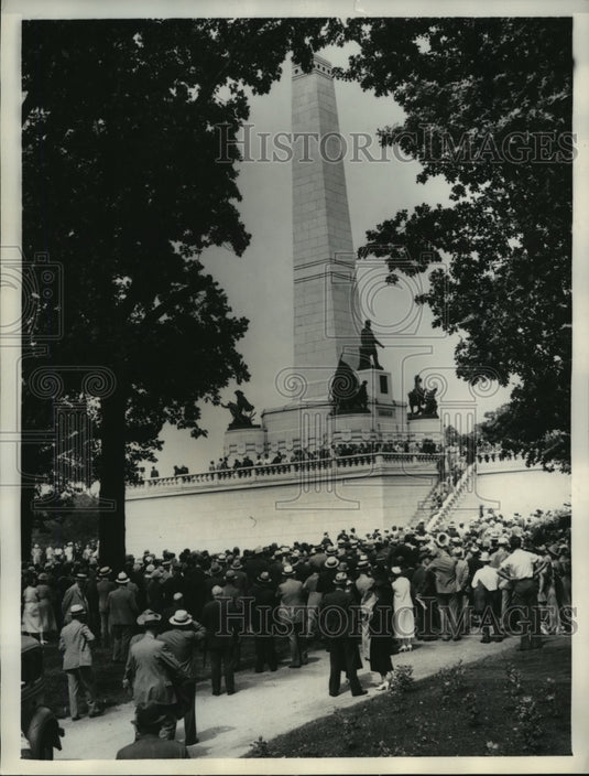 1935 Press Photo Republican delegates to the "Grass Roots" convention-Historic Images
