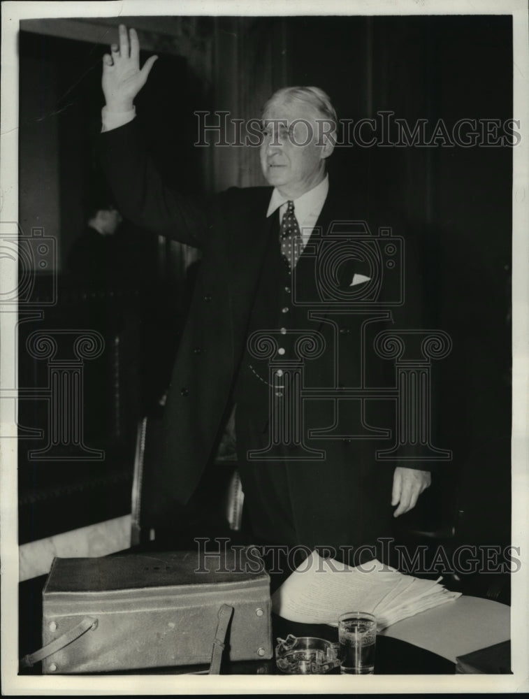 1935 Press Photo Bernard M. Baruch, financier and friend of Pres. F.D. Roosevelt-Historic Images