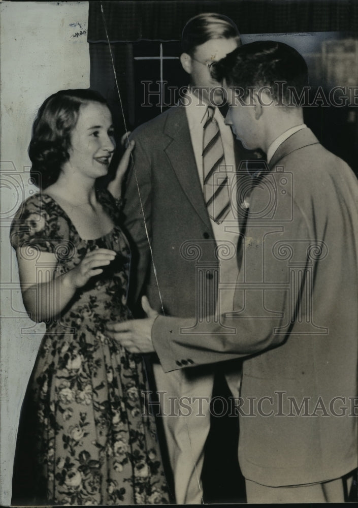 1938 Press Photo Hannah Seeger, John Harper, James Blake - Historic Images