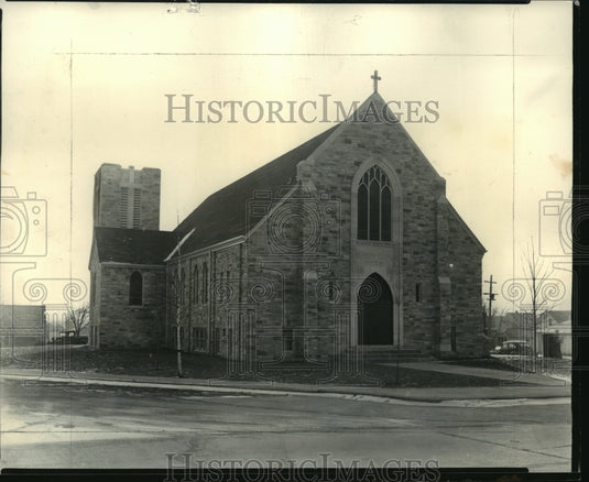 1940 Press Photo Christus Lutheran church of Clintonville, Wisconsin - mja16319 - Historic Images