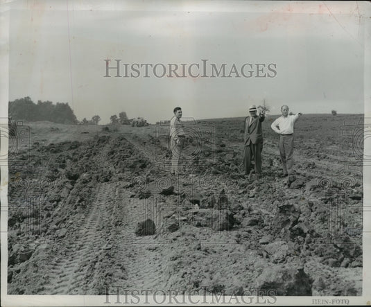 1951 Press Photo Construction of Fond du Lac's superhighway - mja16453 - Historic Images