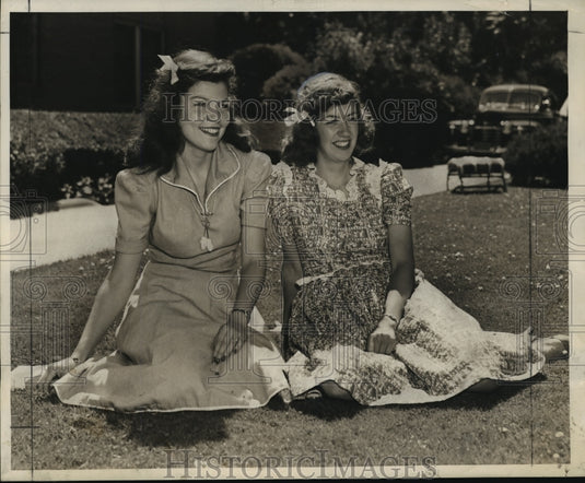 1941 Press Photo Anice Ridall and Dardy Christy - mja16564-Historic Images