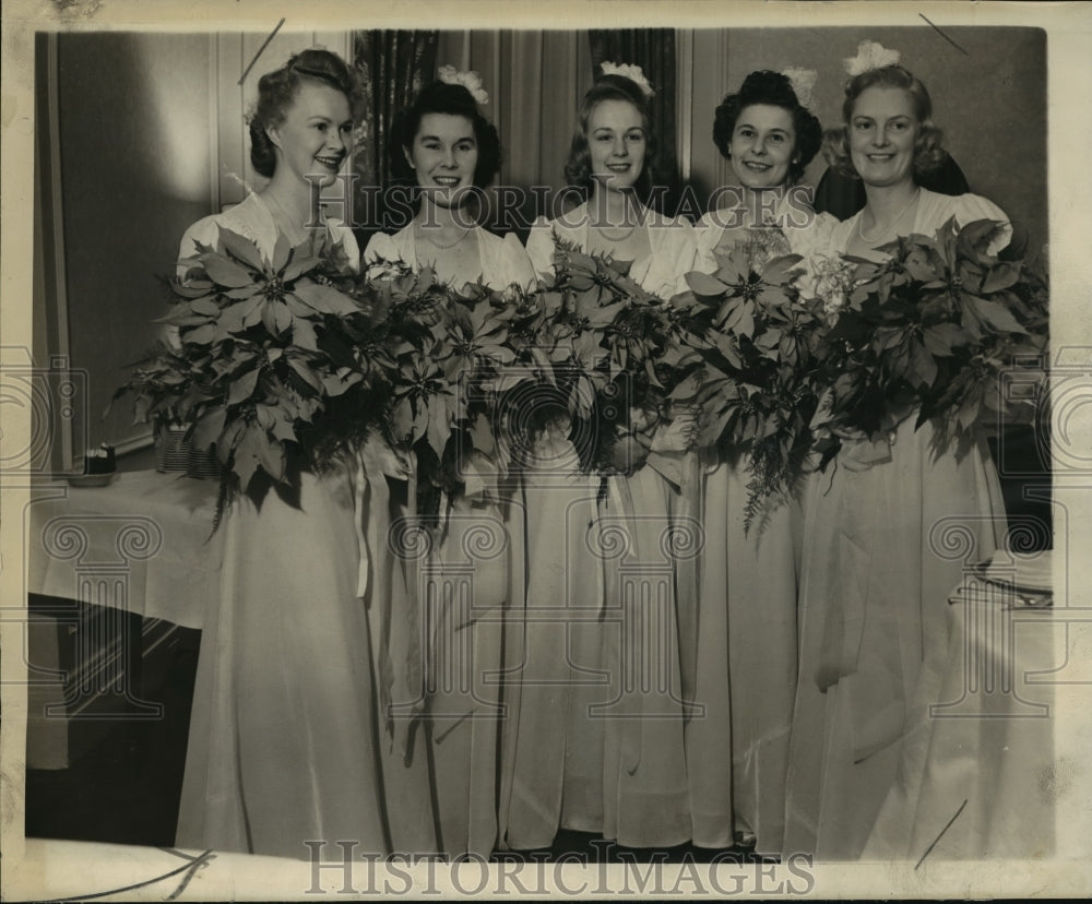 1940 Press Photo Miss Helen Fischer wedding at Lake Park Lutheran church-Historic Images