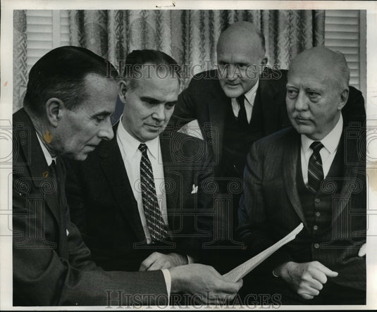 1960 Press Photo Karl Maier Jr., Donald Grabt, Joseph Simpson Jr., Eliot Fitch - Historic Images