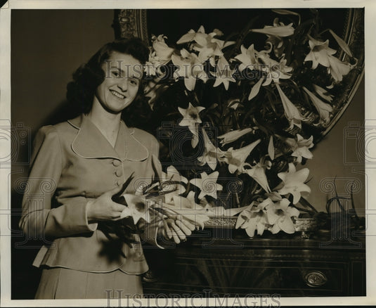 1941 Press Photo Jane Leedom now Mrs John Newton Briggs - mja17024 - Historic Images