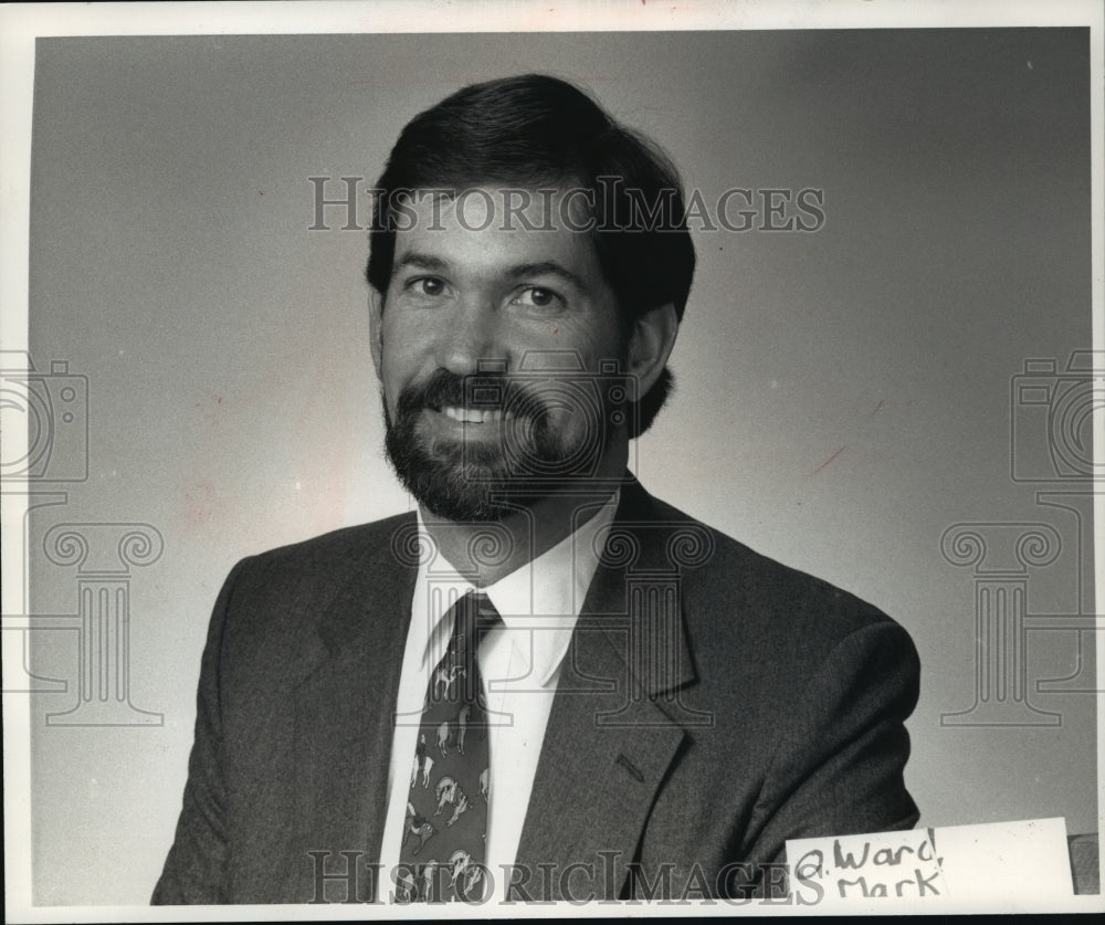 1991 Press Photo Mark Ward, Journal Editorial Writer - mja17107 - Historic Images