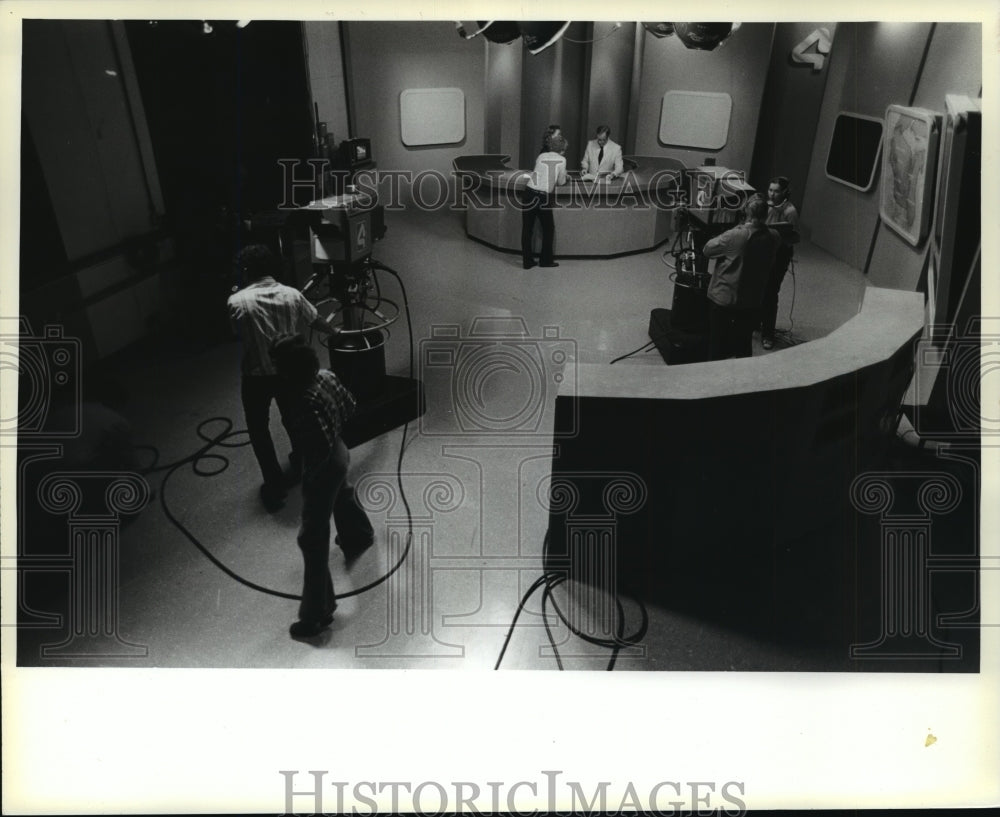 1979 Press Photo New WTMJ - Channel 4 News set - mja17127-Historic Images