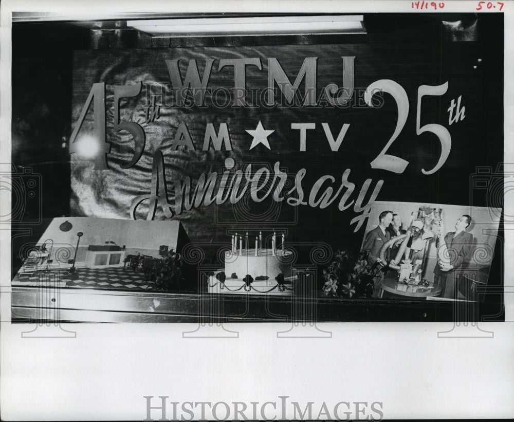 1972 Press Photo WTMJ Anniversary - mja17129 - Historic Images