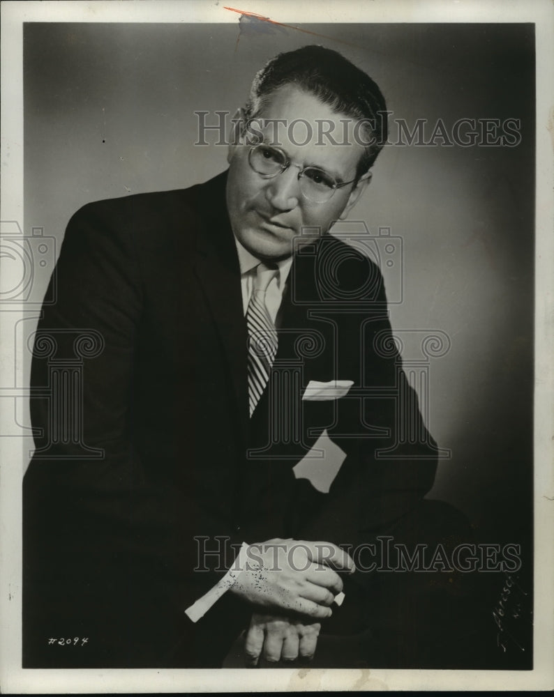 1959 Press Photo Alfredo Antonini, a veteran conductor - mja17227-Historic Images