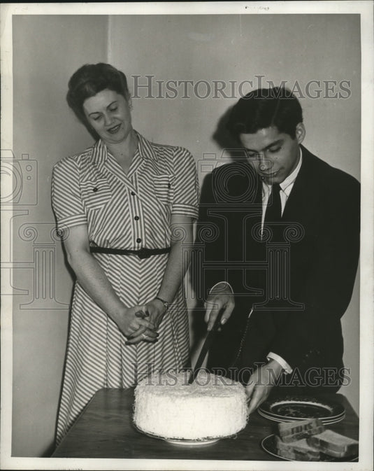1942 Press Photo Scene from Yes and No, Fond du Lac Players' Summer Theater-Historic Images