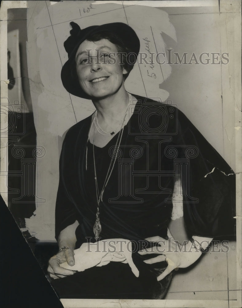 1934 Press Photo Mrs. William Mitchell of Middleburg, Va., and Washington, D.C.-Historic Images