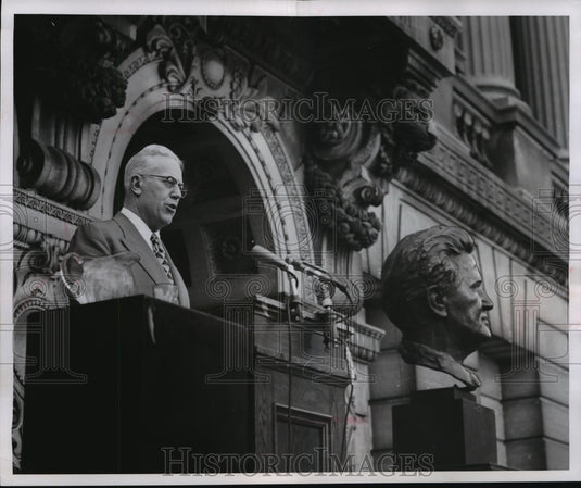 1955 Press Photo Robert M. La Follette Sr. - mja18962-Historic Images