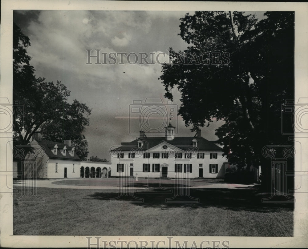 1947 George Washington&#39;s Mount Vernon, Va., mansion  - Historic Images