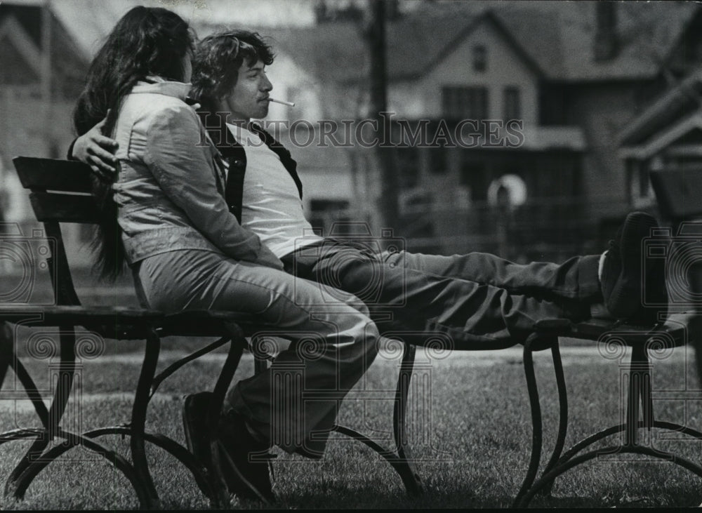 1970 Press Photo Danny Ferreira &amp; Rosemary Casarezin Walker Square, Walker&#39;s PT - Historic Images