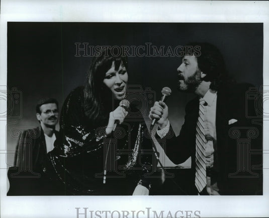1983 Press Photo Vivian Davis and John Salewski of the Wacker Drive trio - Historic Images