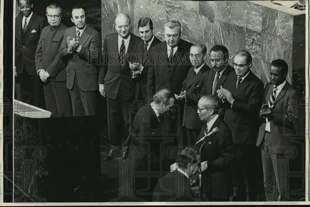 1971 Kurt Waldheim, newly elected Secretary General of the UN - Historic Images
