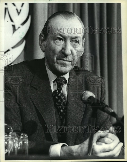 1980 Press Photo United Nations Secretary General Kurt Waldheim - mja19417 - Historic Images
