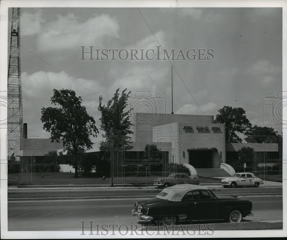 1966 Press Photo WTMJ etc Radio City Exterior - mja19895- Historic Images