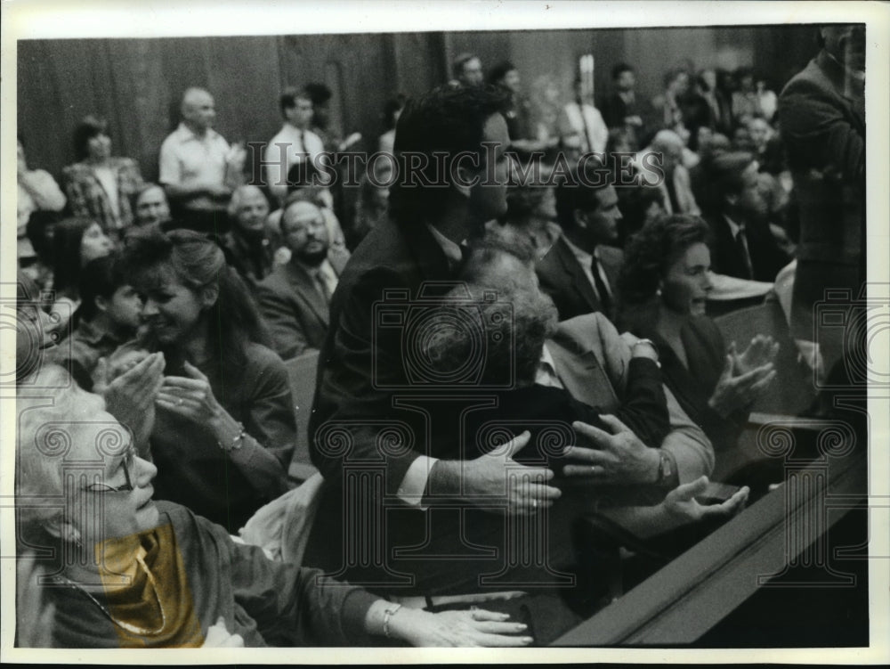 1992 Relatives of slain wife react to Jesse Anderson's conviction-Historic Images