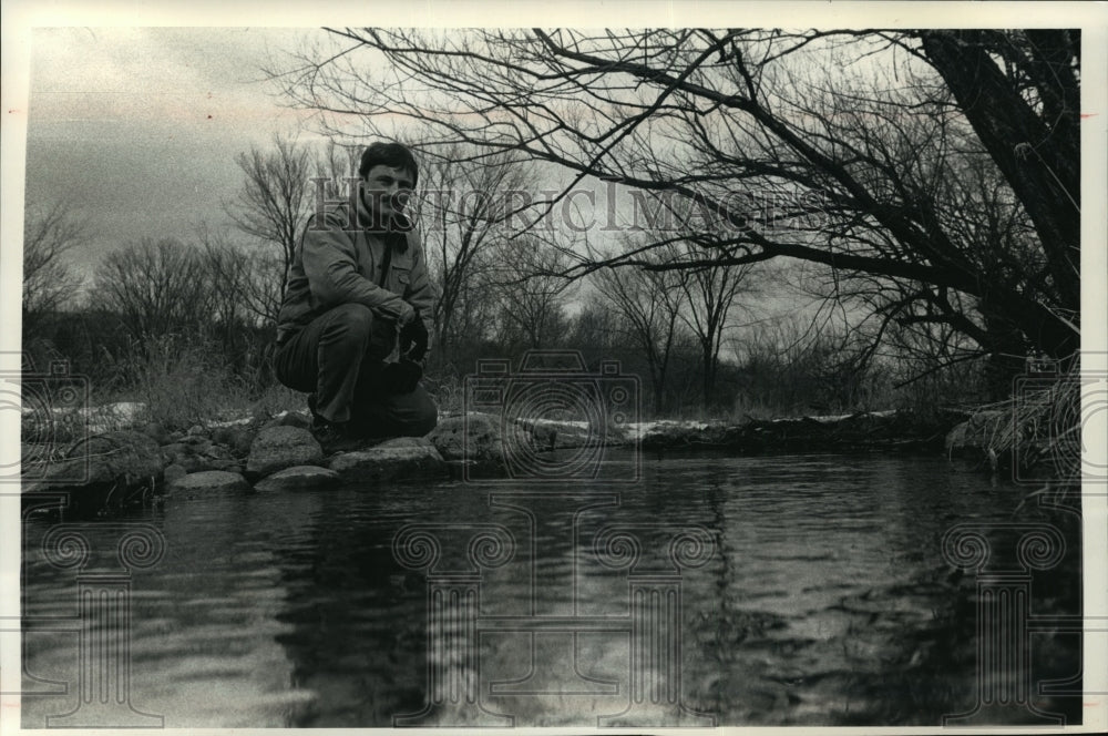 1991 Press Photo Rosenow Creek in Waukesha County - mja21297- Historic Images