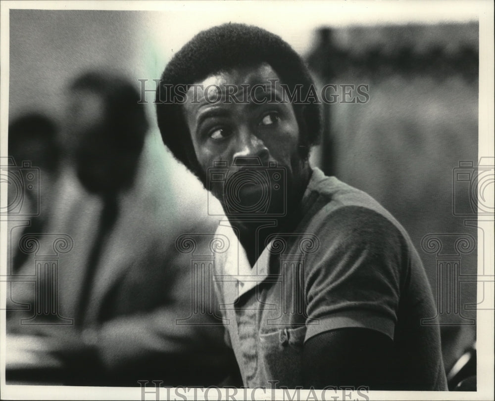 1985 Press Photo Wilbert Wesley charged with murder - Historic Images
